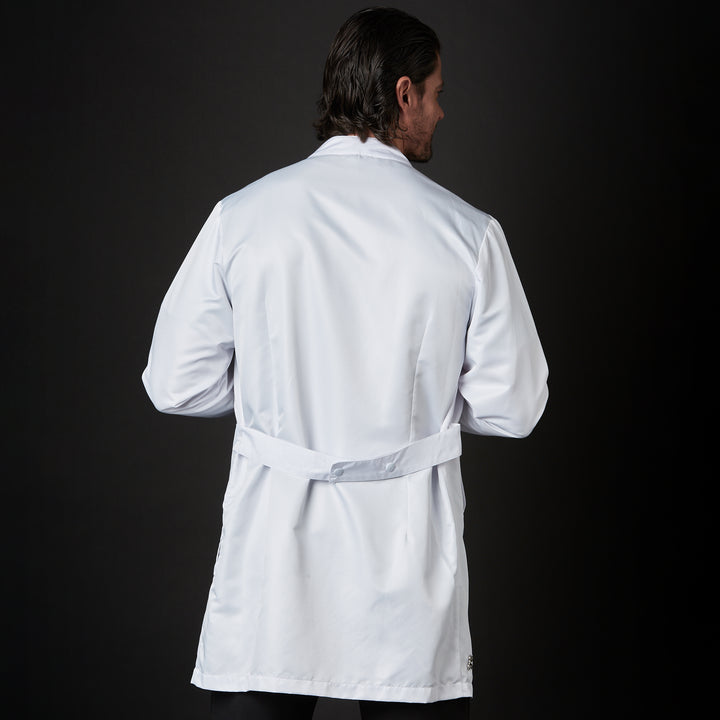 bata para hombre en color blanco