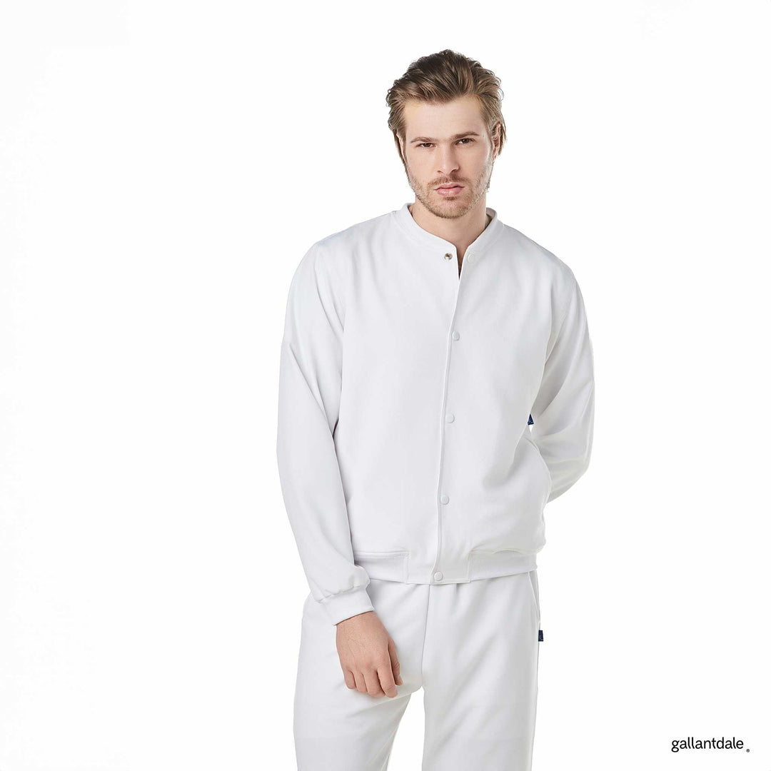 chamarra para hombre en color blanco