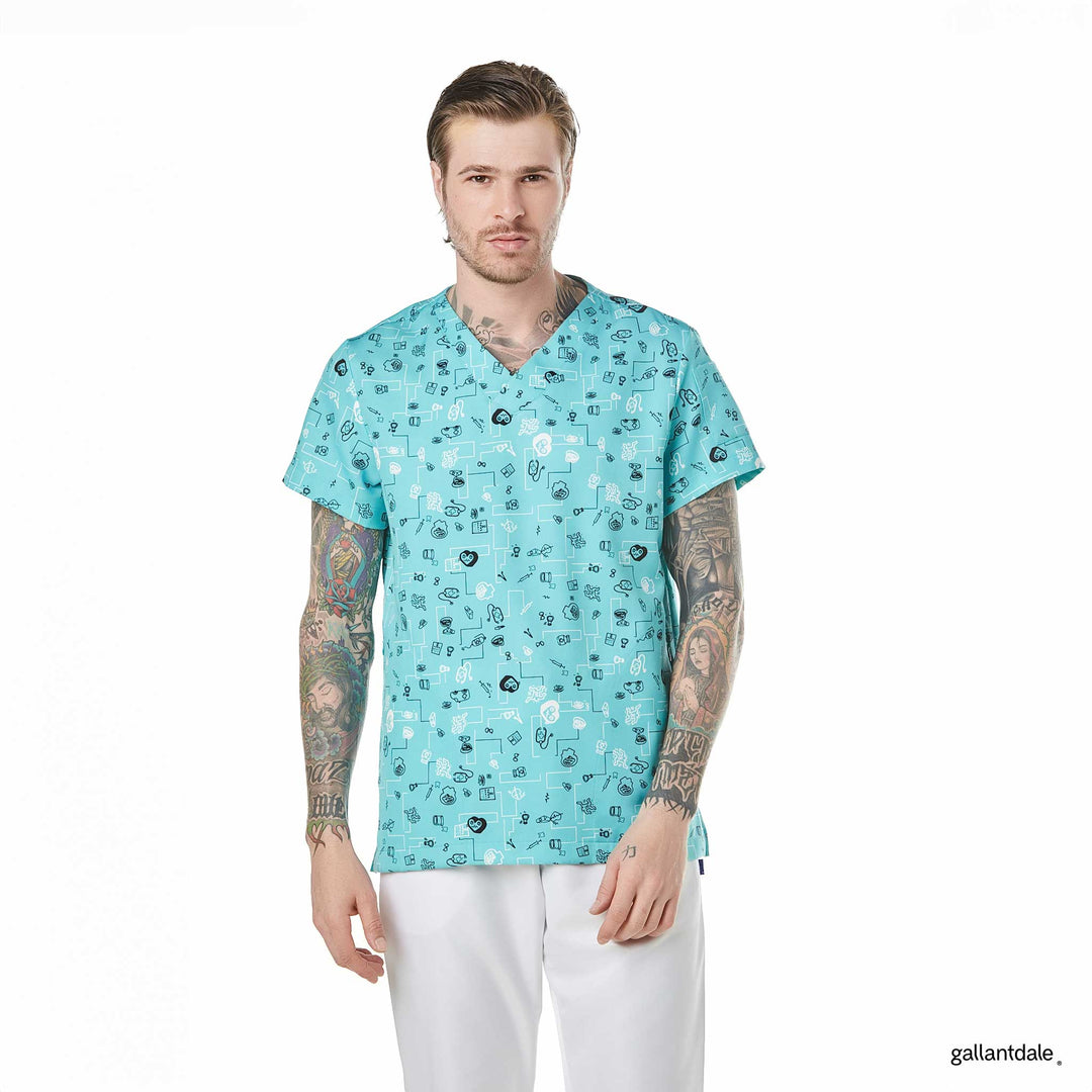 casaca para hombre en color azul