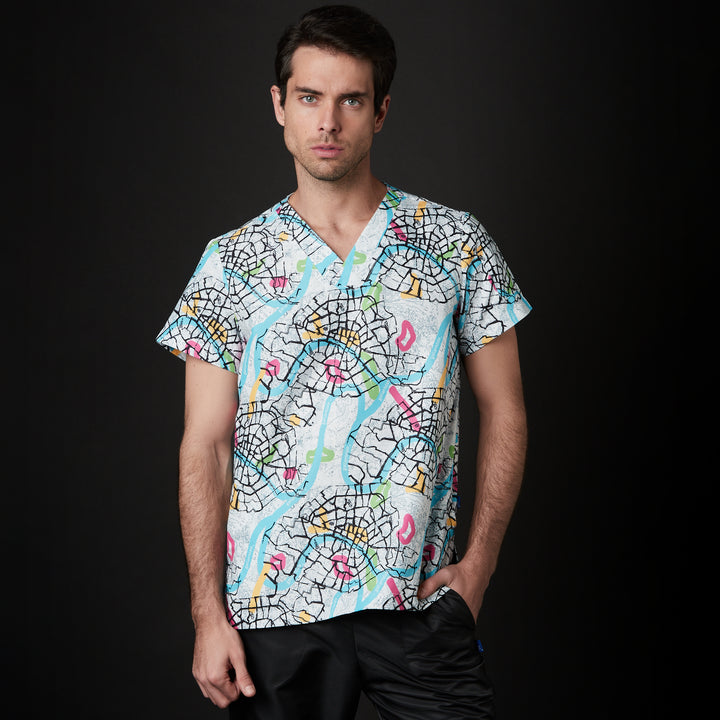 casaca para hombre en color blanco