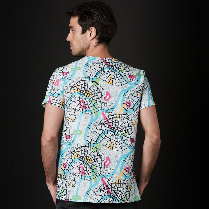 casaca para hombre en color blanco