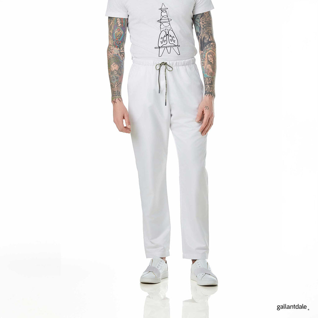 pantalón para hombre en color blanco
