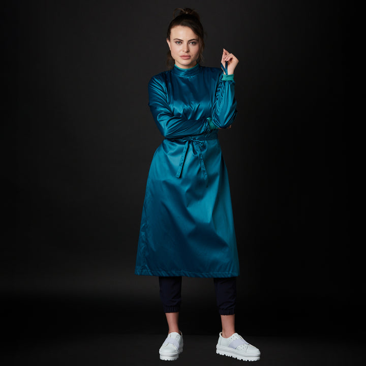 bata para mujer en color verde