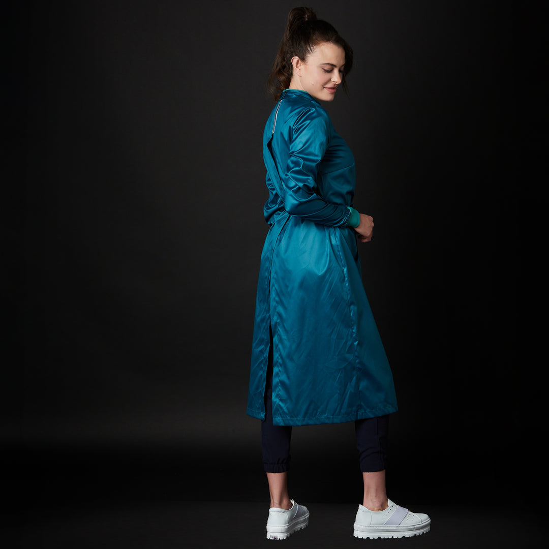 bata para mujer en color verde