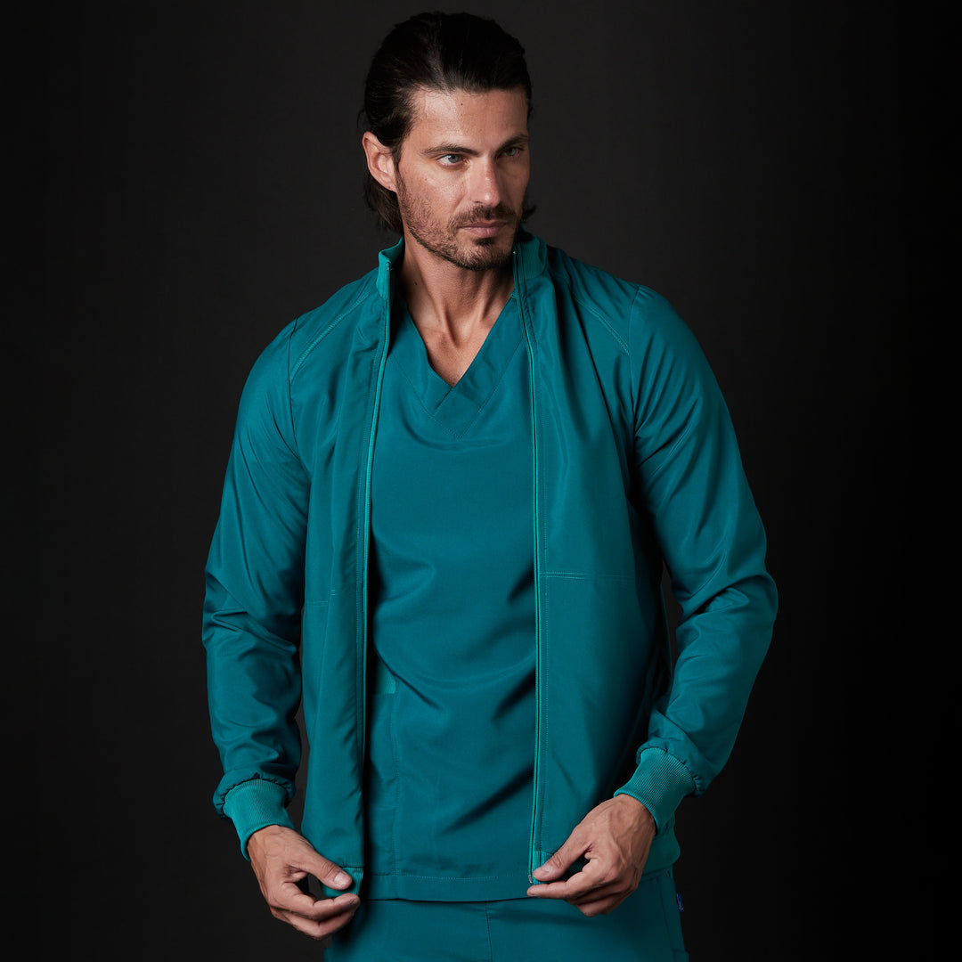 chaqueta para hombre en color verde