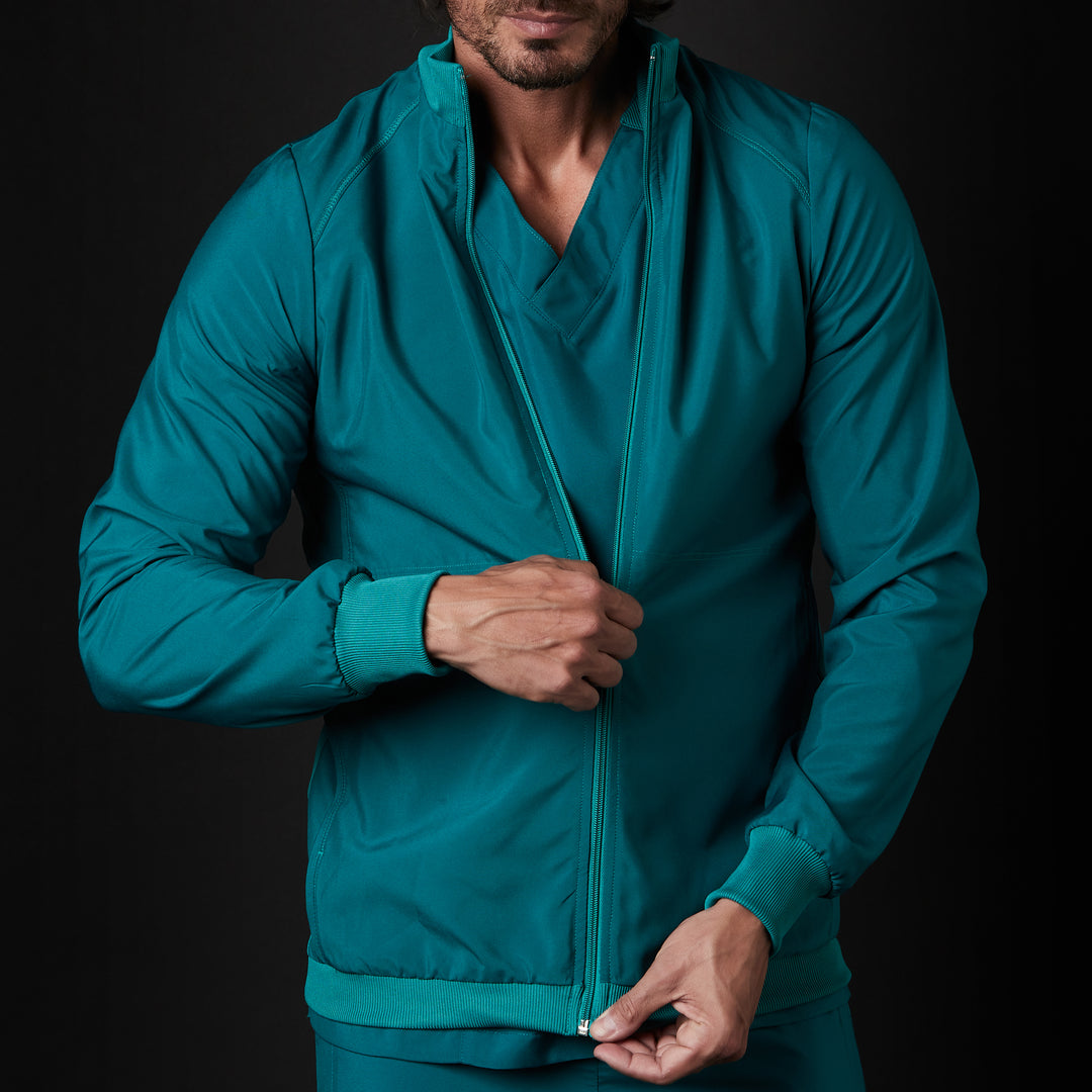 chaqueta para hombre en color verde