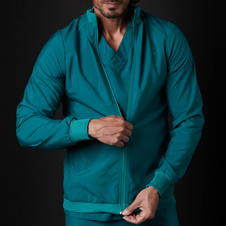 chaqueta para hombre en color verde