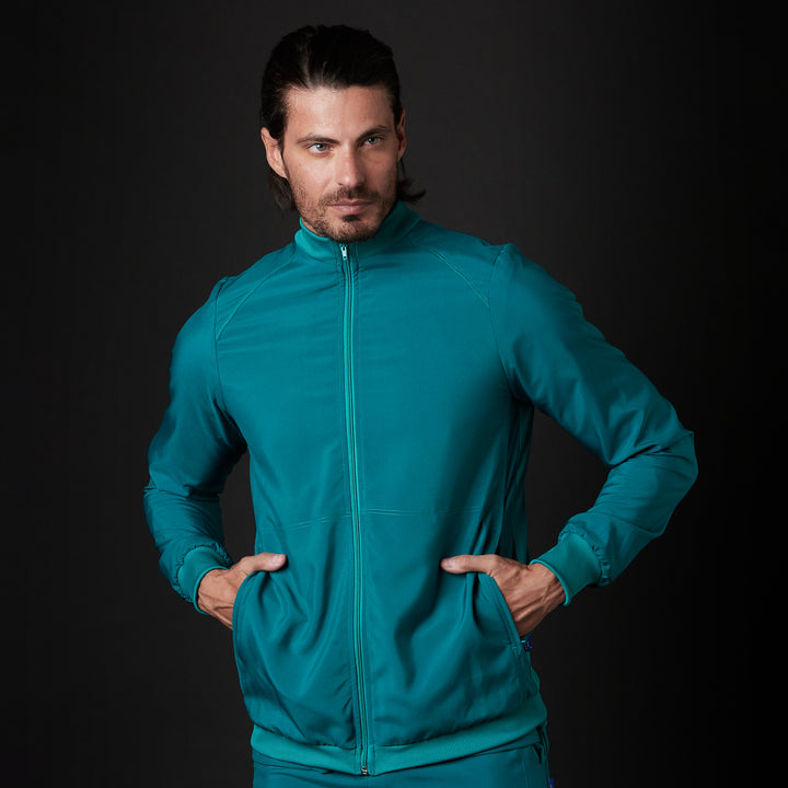 chaqueta para hombre en color verde