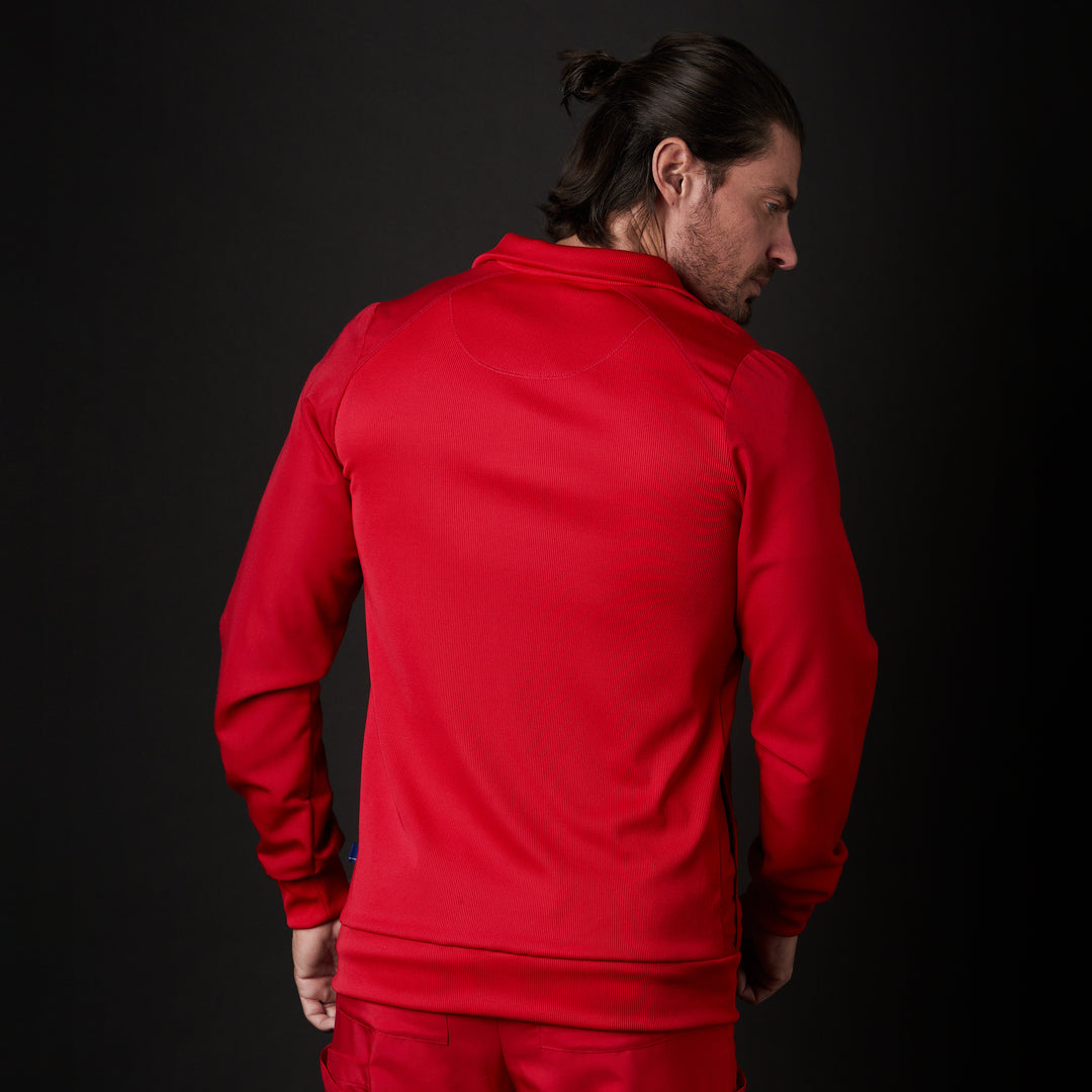 chaqueta para hombre en color rojo