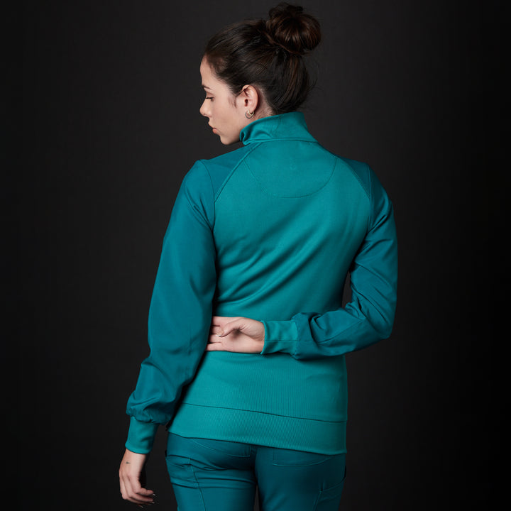 chaqueta para mujer en color verde