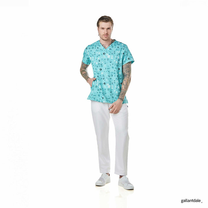 casaca para hombre en color azul