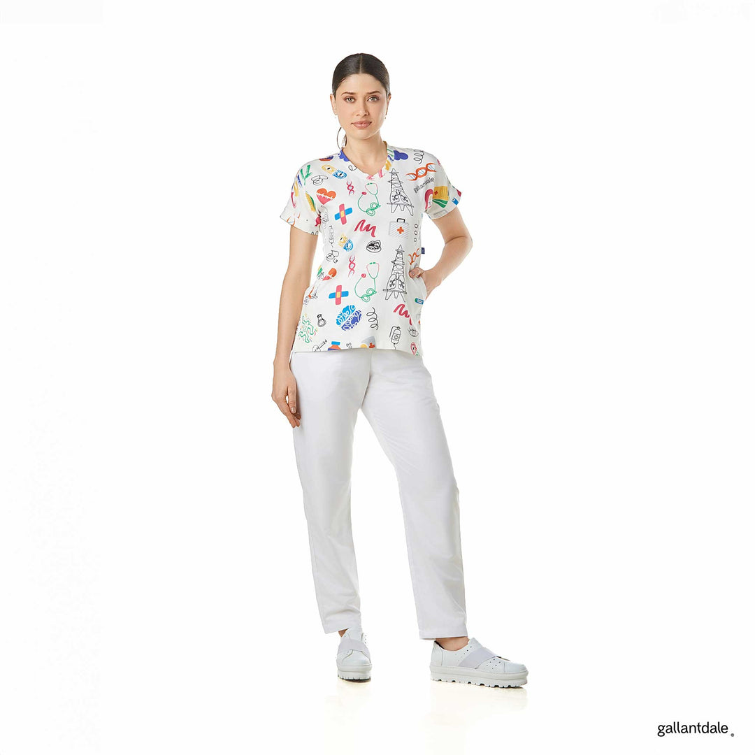 casaca para mujer en color blanco