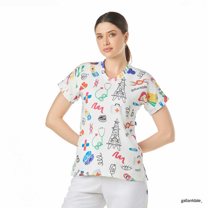 casaca para mujer en color blanco