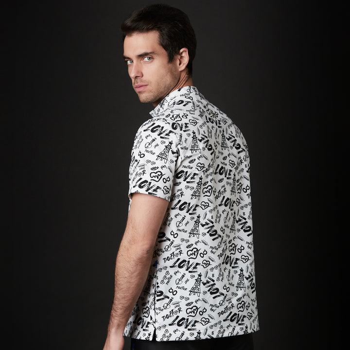 casaca para hombre en color blanco