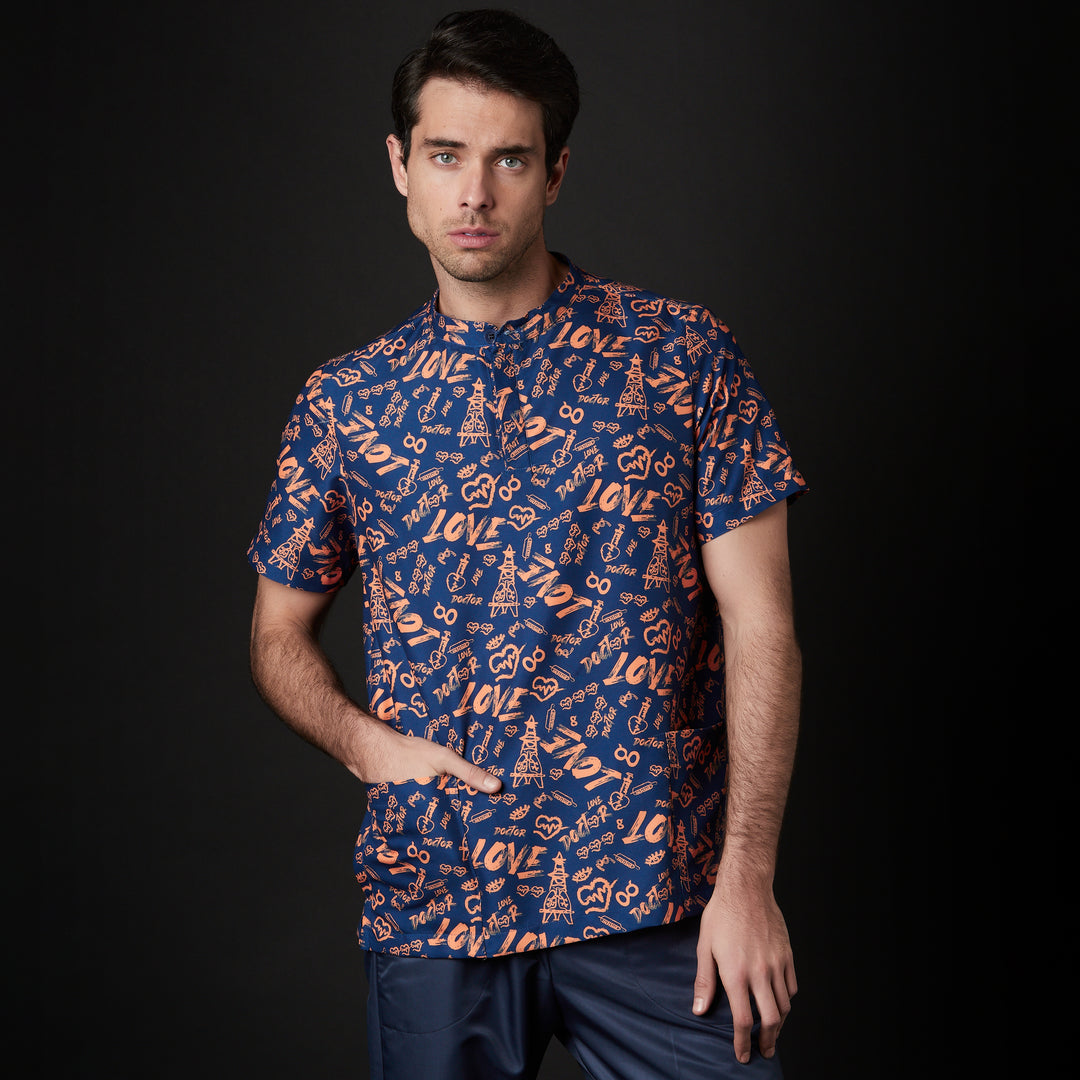 casaca para hombre en color marino