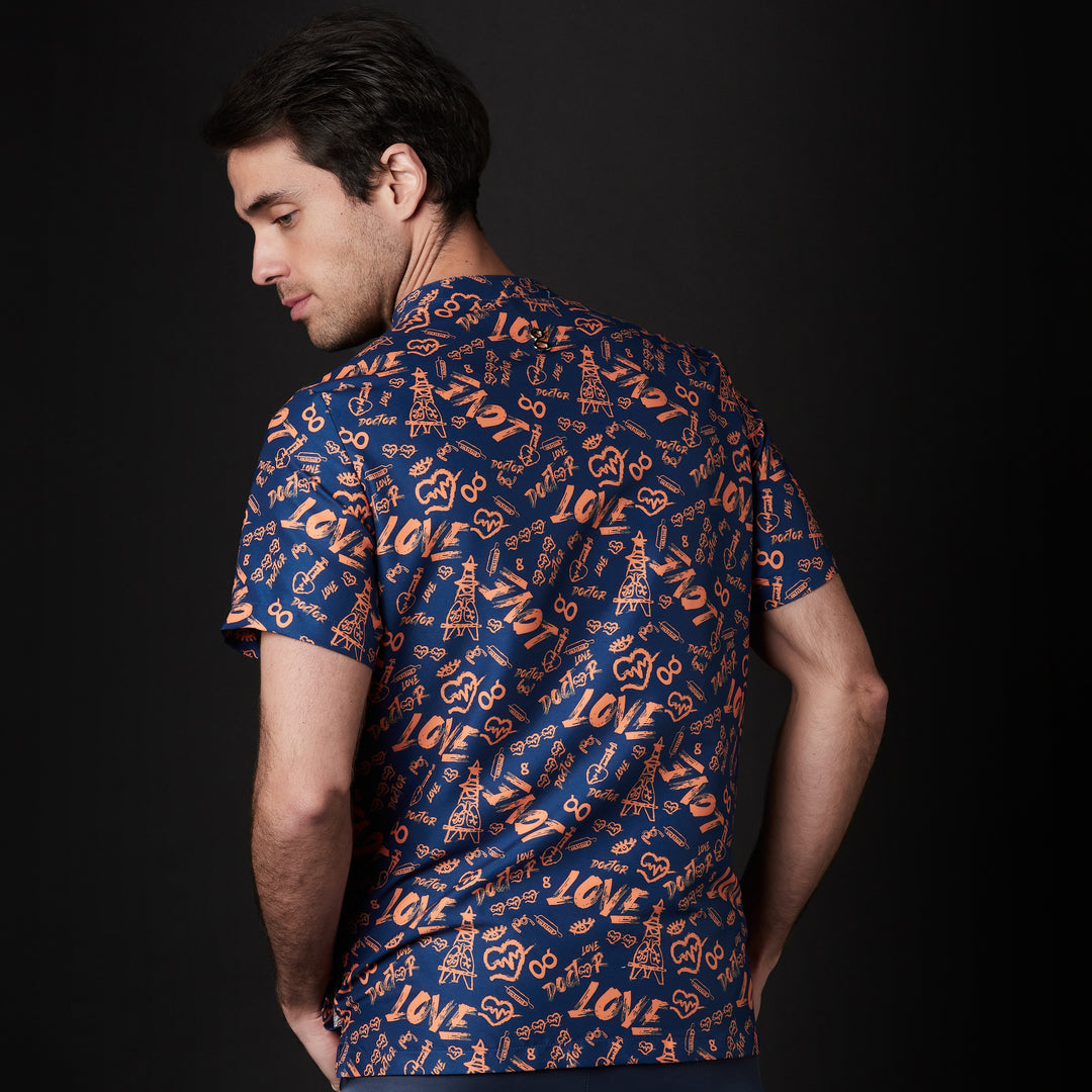 casaca para hombre en color marino