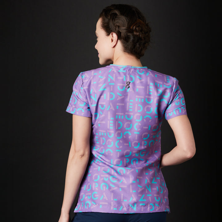 casaca para mujer en color morado