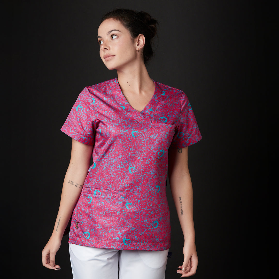 casaca para mujer en color rosa