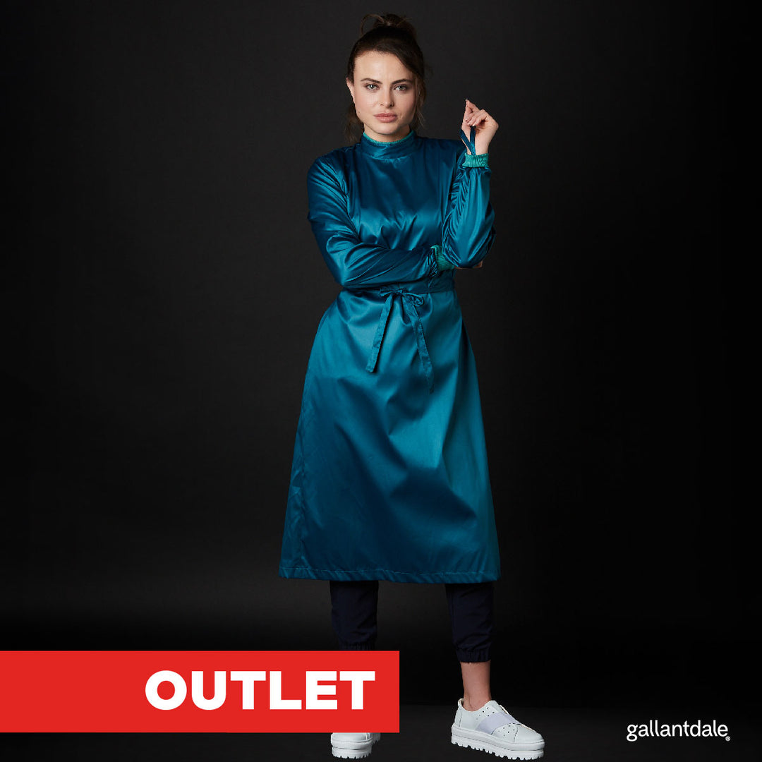 Bata Sanitaria Wet Free Dama Waterproof Inglés