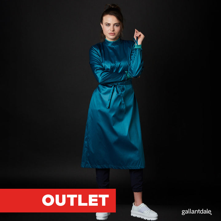 Bata Sanitaria Wet Free Dama Waterproof Inglés