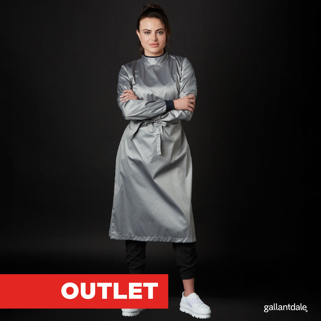 Bata Sanitaria Wet Free Dama Waterproof Inglés