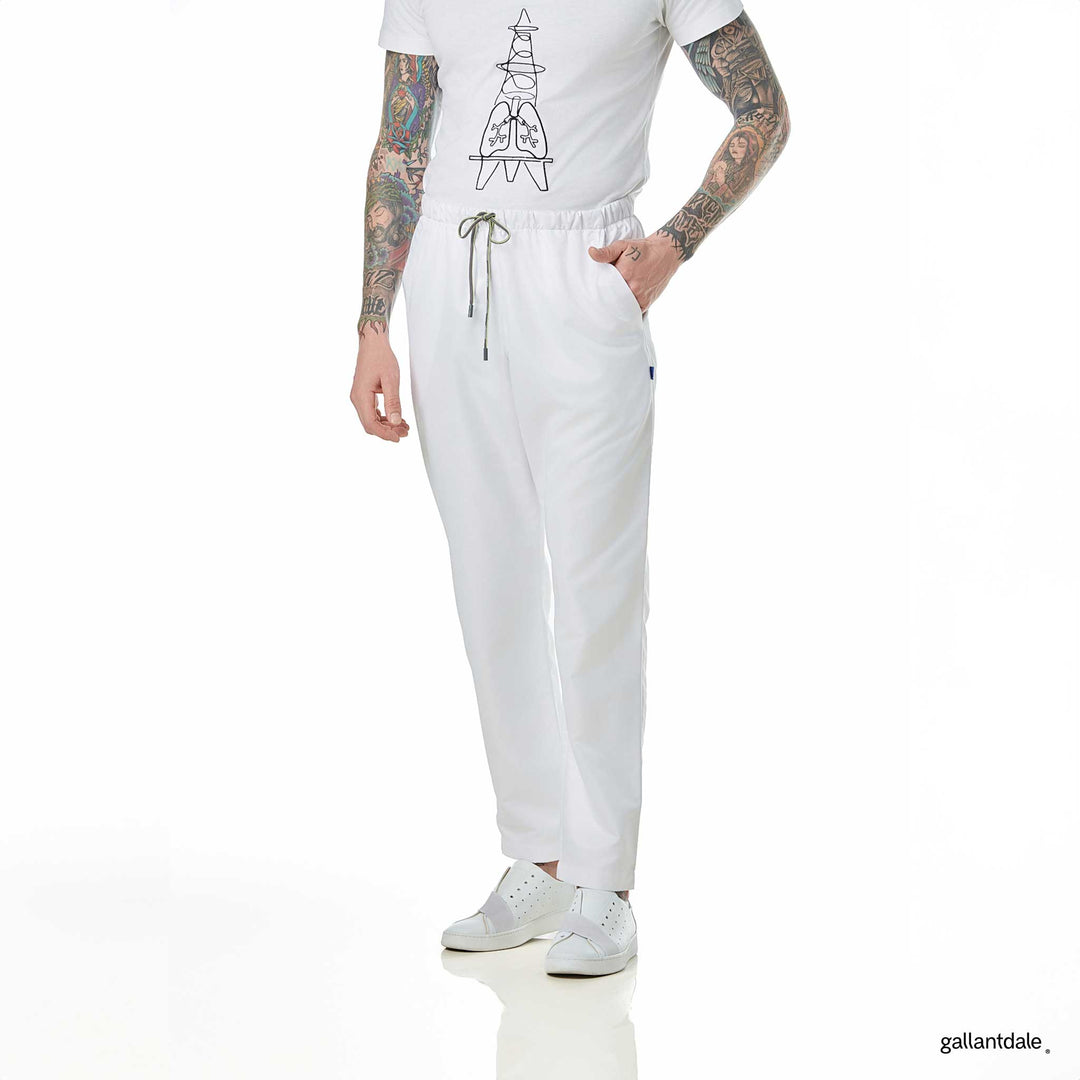 pantalón para hombre en color blanco