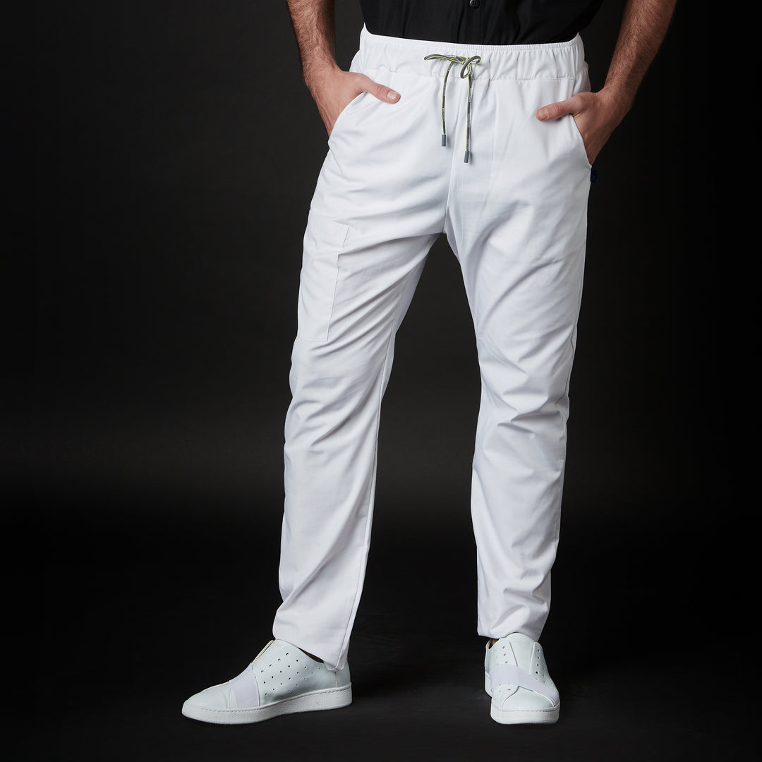 pantalón para hombre en color blanco