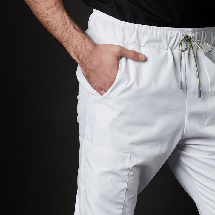 pantalón para hombre en color blanco
