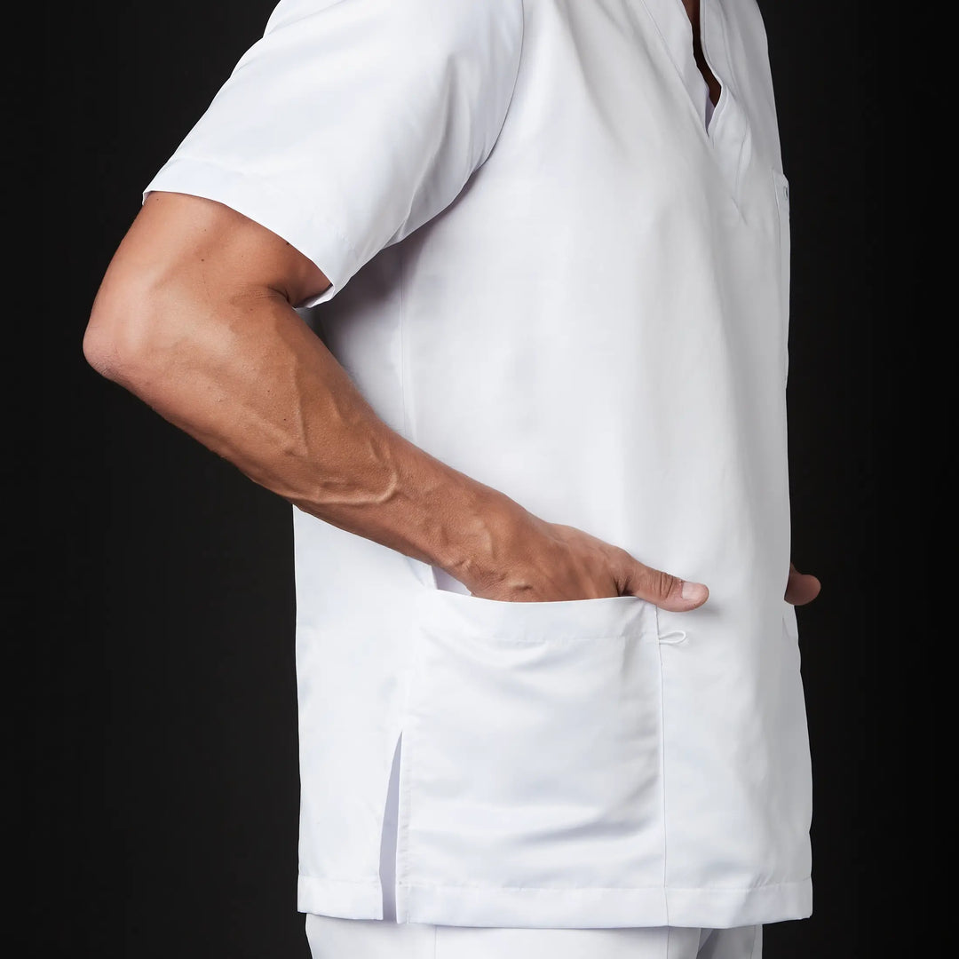 pijama dr house caballero win antibacsafe para hombre en color blanco