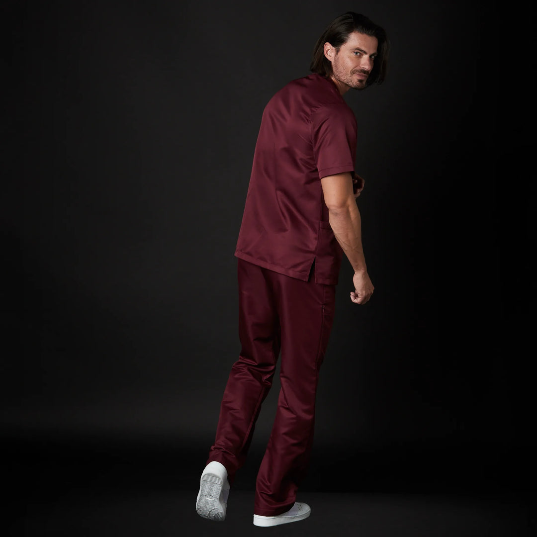 pijama dr house caballero win antibacsafe para hombre en color rojo