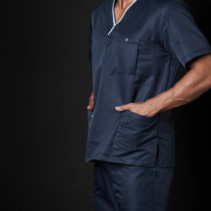 pijama dr house caballero win antibacsafe para hombre en color marino