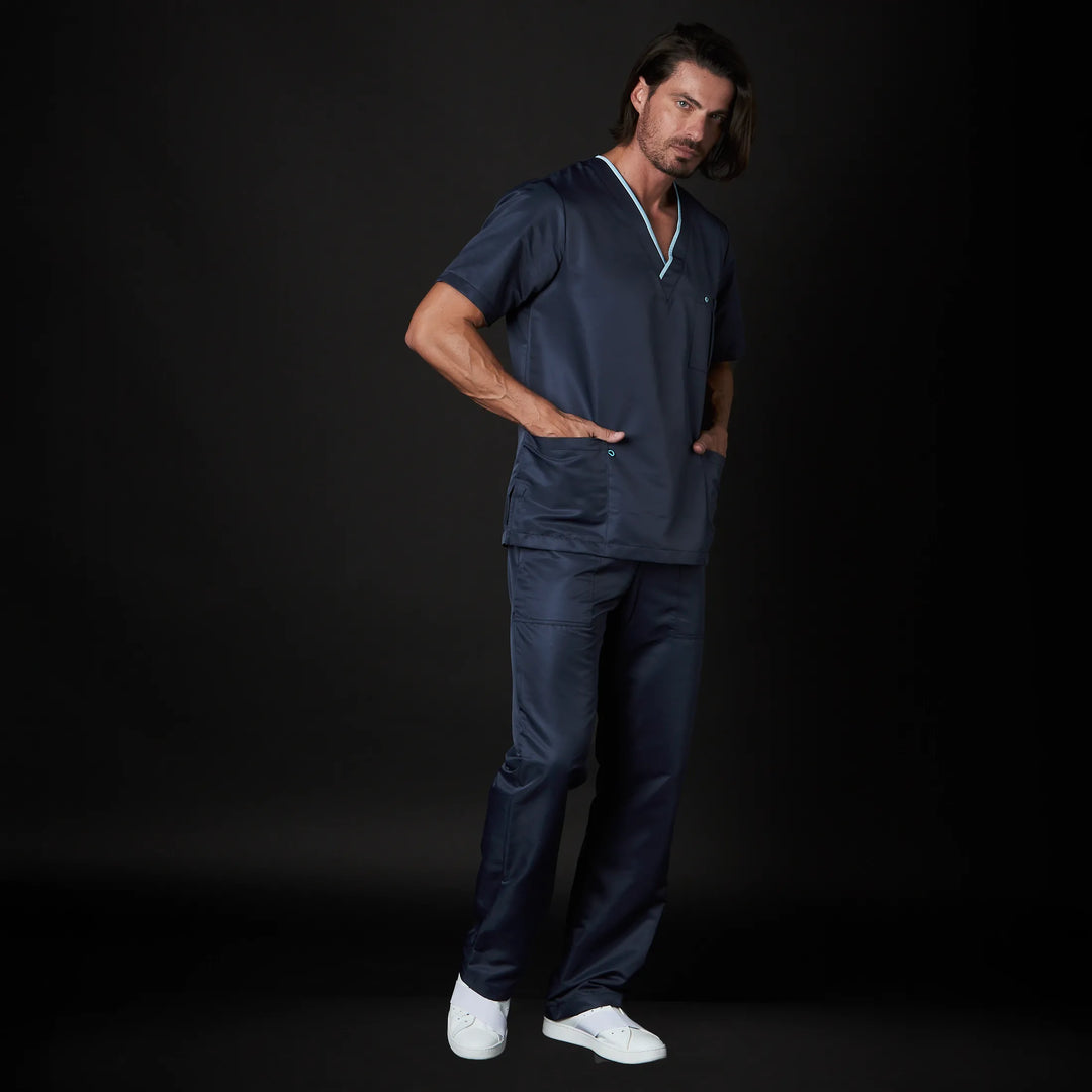 pijama dr house caballero win antibacsafe para hombre en color marino