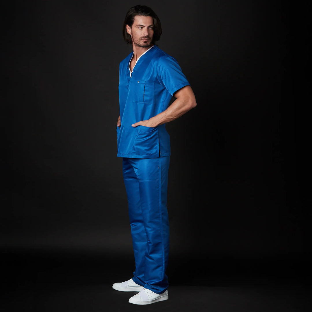 pijama dr house caballero win antibacsafe para hombre en color morado