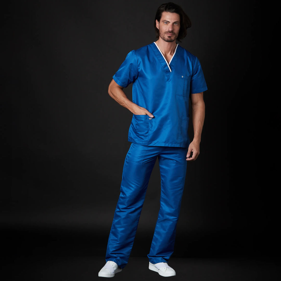 pijama dr house caballero win antibacsafe para hombre en color morado