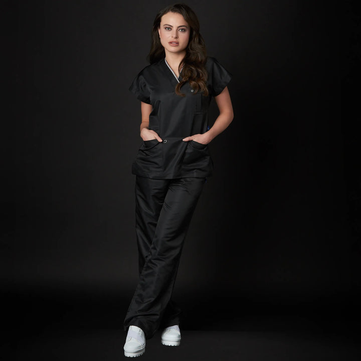 pijama dra quinn dama win antibacsafe para mujer en color negro