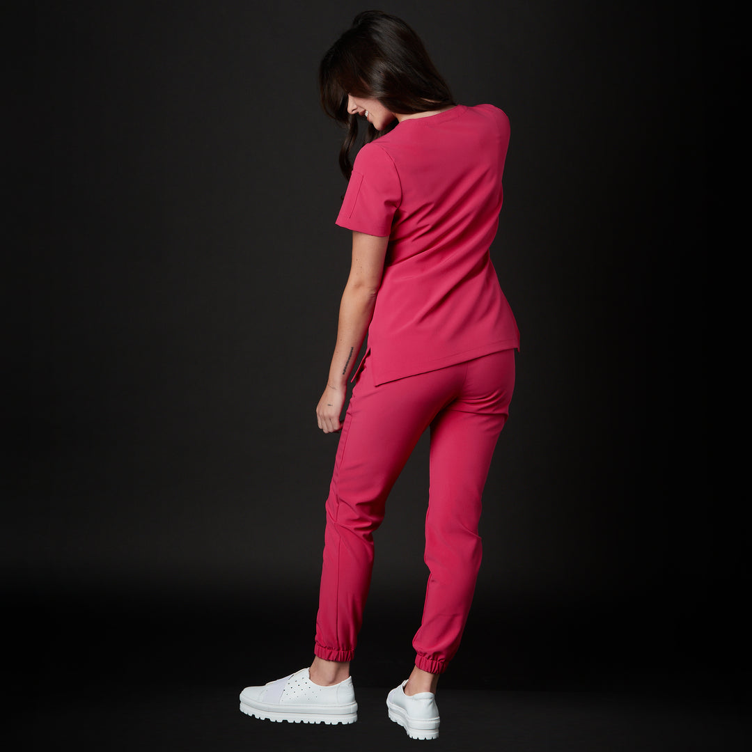 pijama performance dama para mujer en color rosa