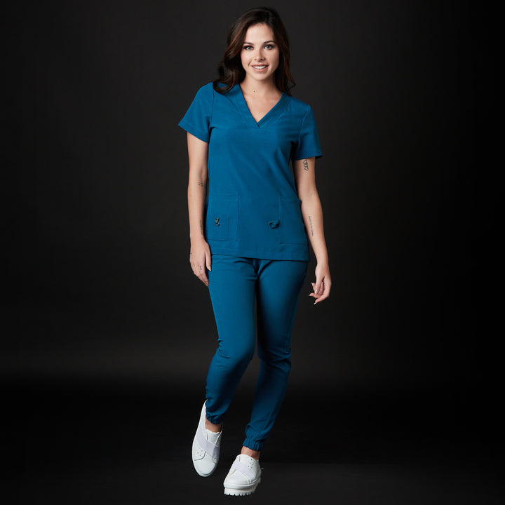 pijama performance dama para mujer en color azul