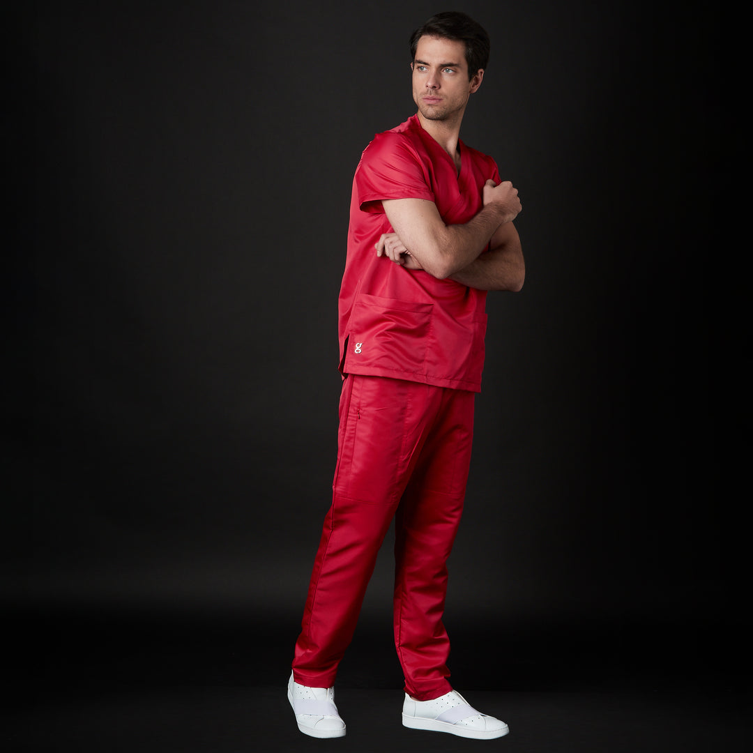 pijama para hombre en color rojo