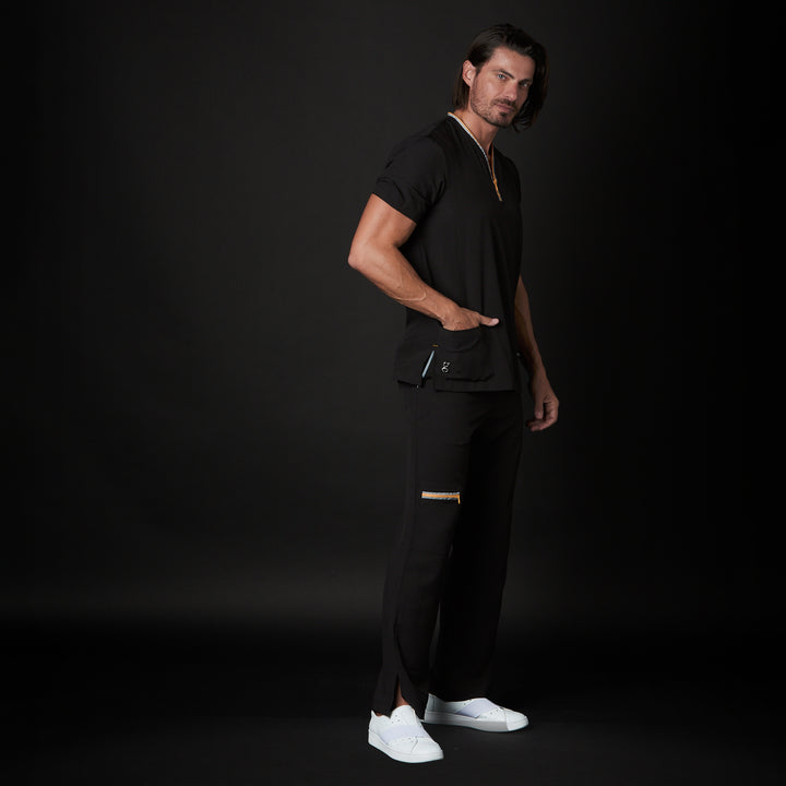 pijama para hombre en color negro