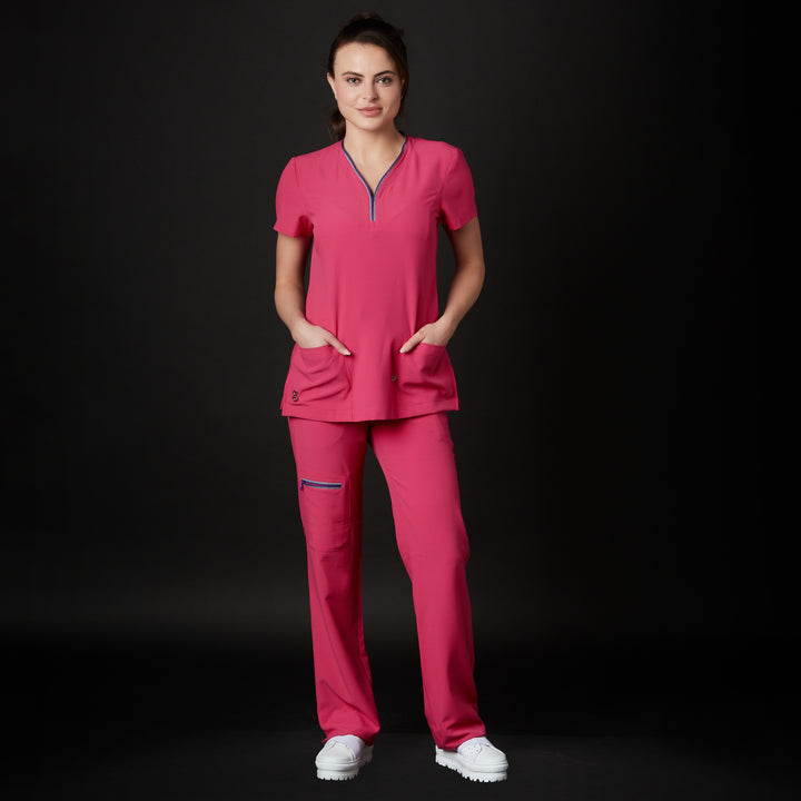 Hamptons Women Scrub Set Diamond Multiverse