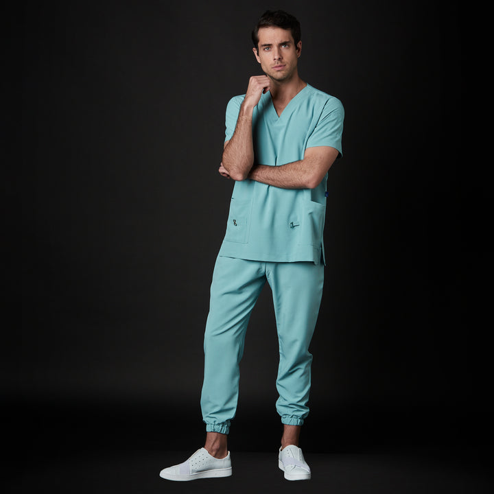 pijama performance caballero para hombre en color verde