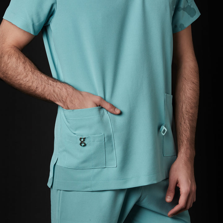 pijama performance caballero para hombre en color verde