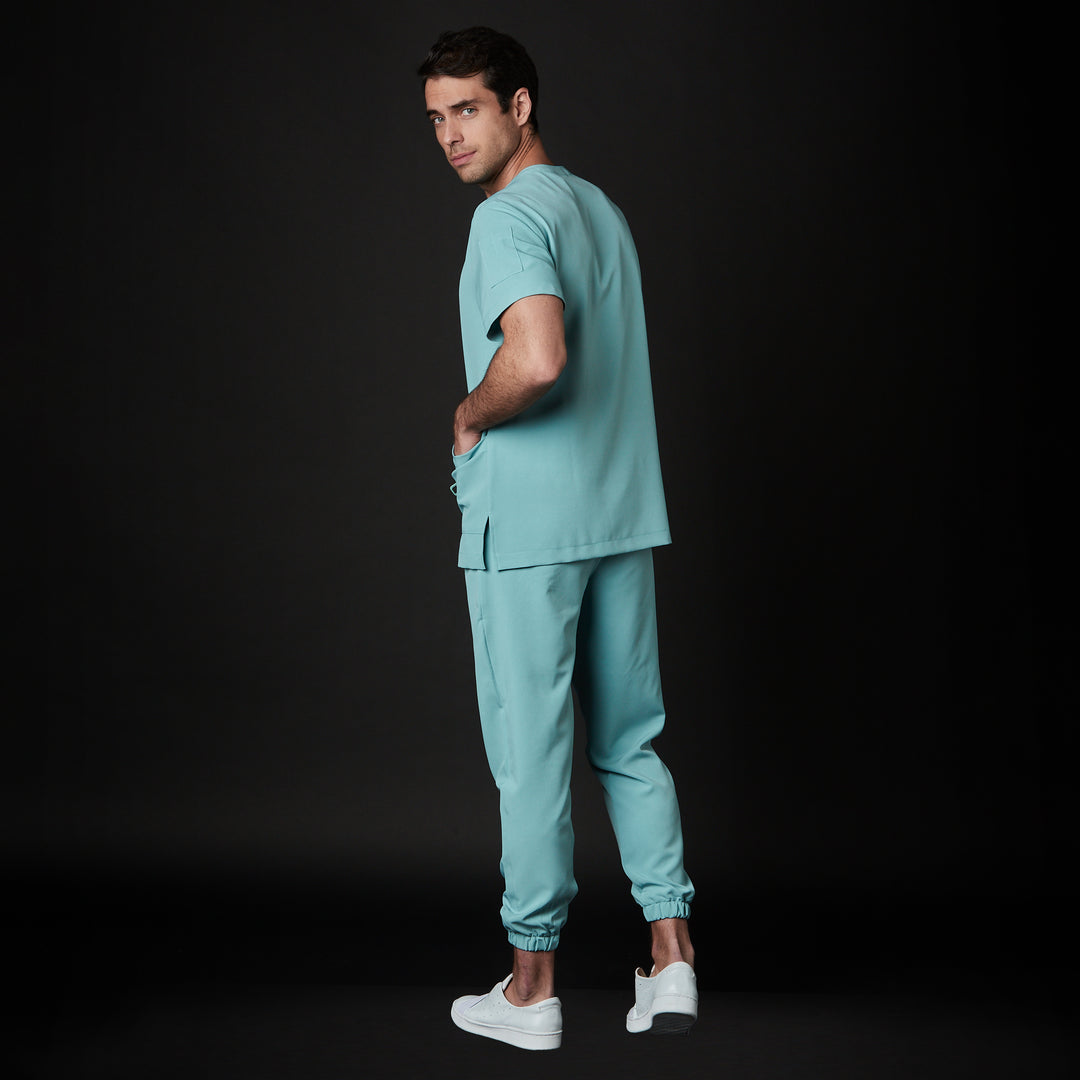 pijama performance caballero para hombre en color verde