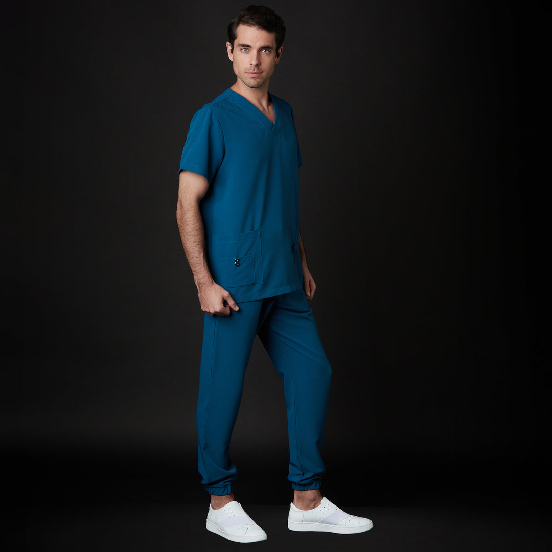 pijama performance caballero para hombre en color azul