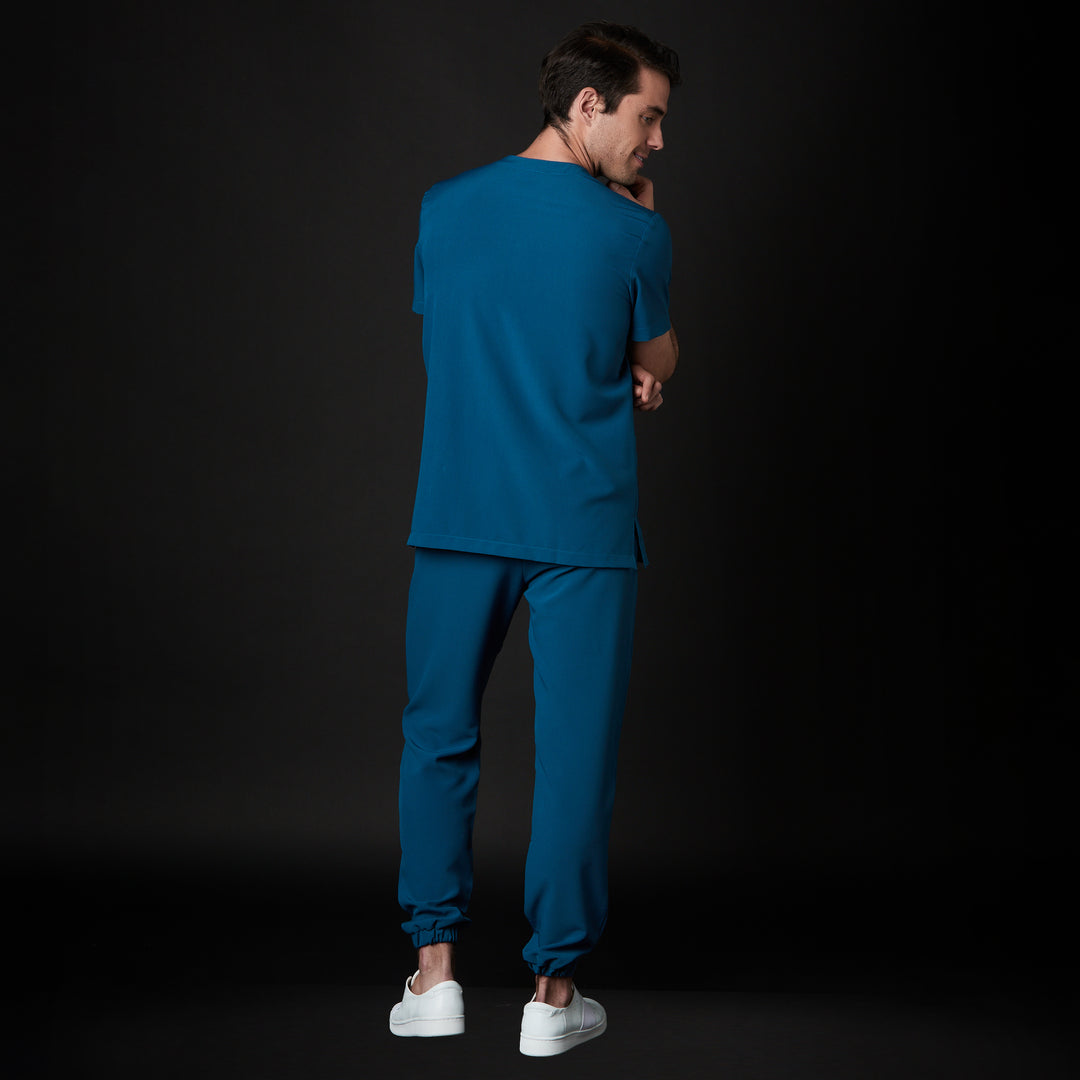 pijama performance caballero para hombre en color azul