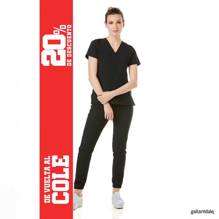 Performance Women Scrub Set Square Antibacterial Multiverse