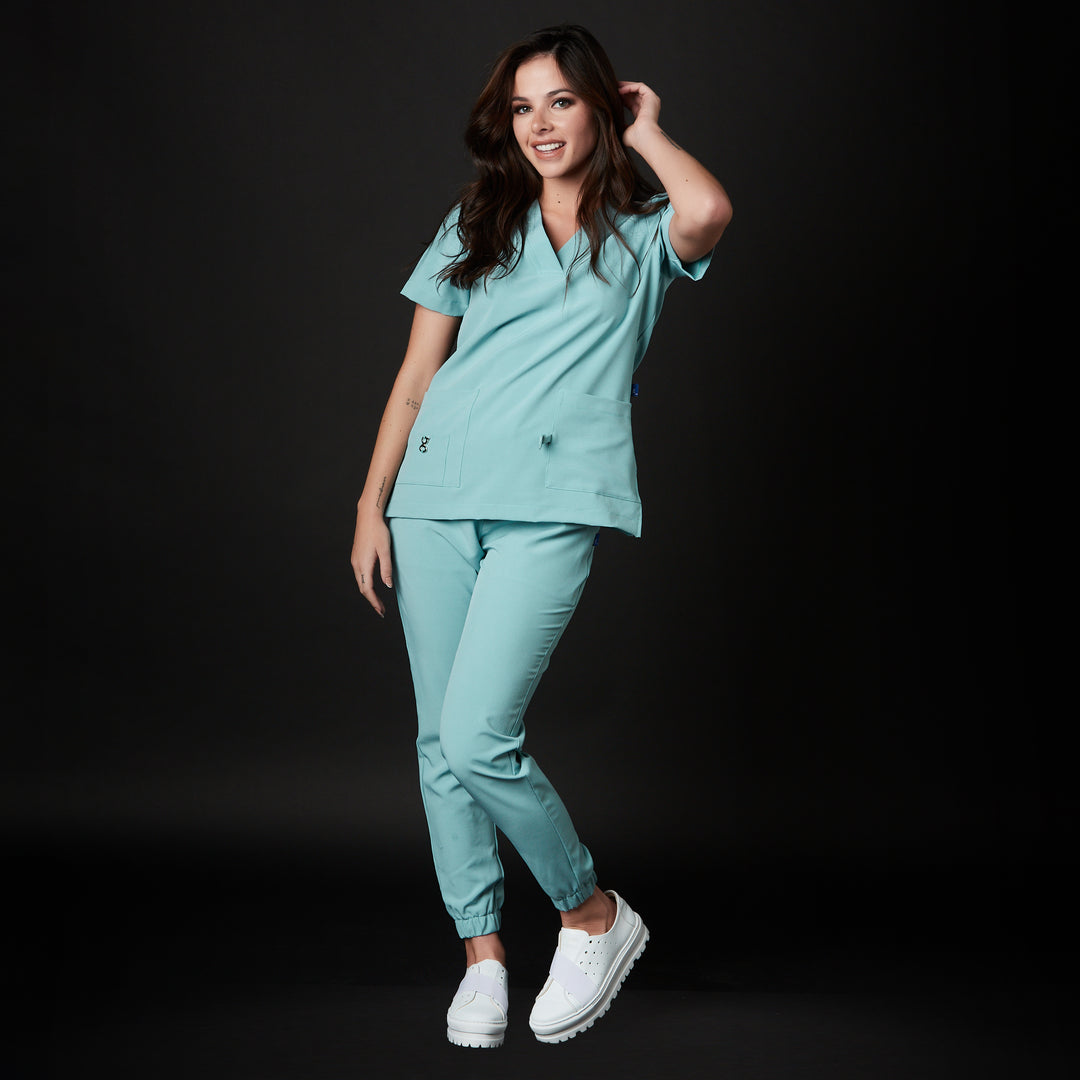 pijama performance dama para mujer en color verde