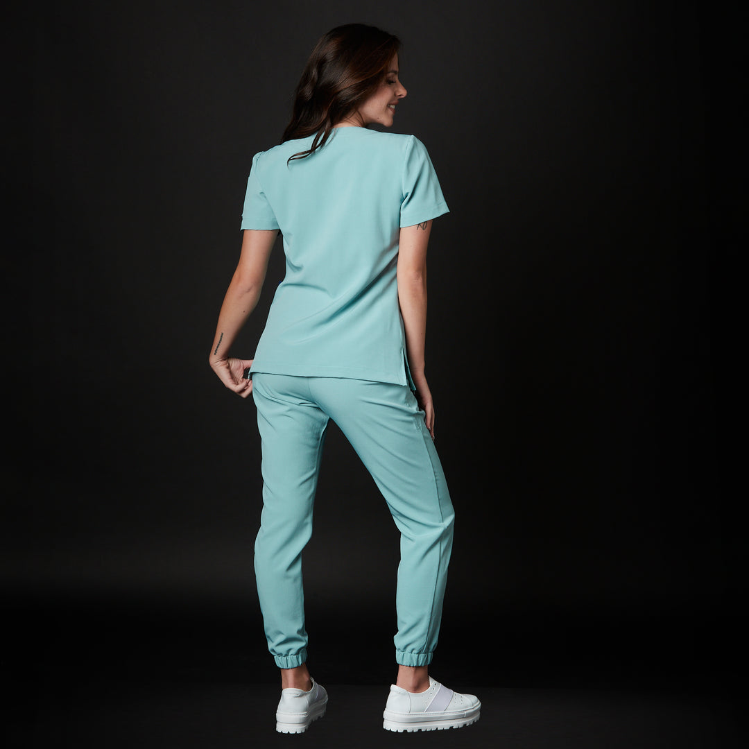 pijama performance dama para mujer en color verde