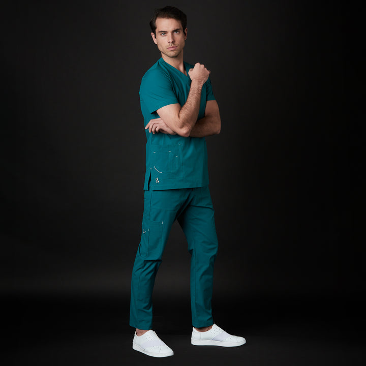 pijama para hombre en color verde