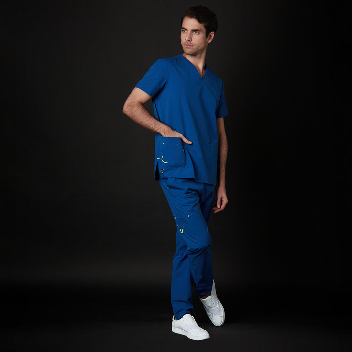 pijama para hombre en color azul